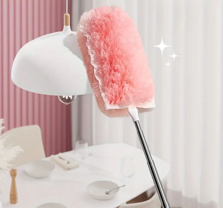 Dual-Sided Lectrostatic Absorption 360° Extendable Feather Duster