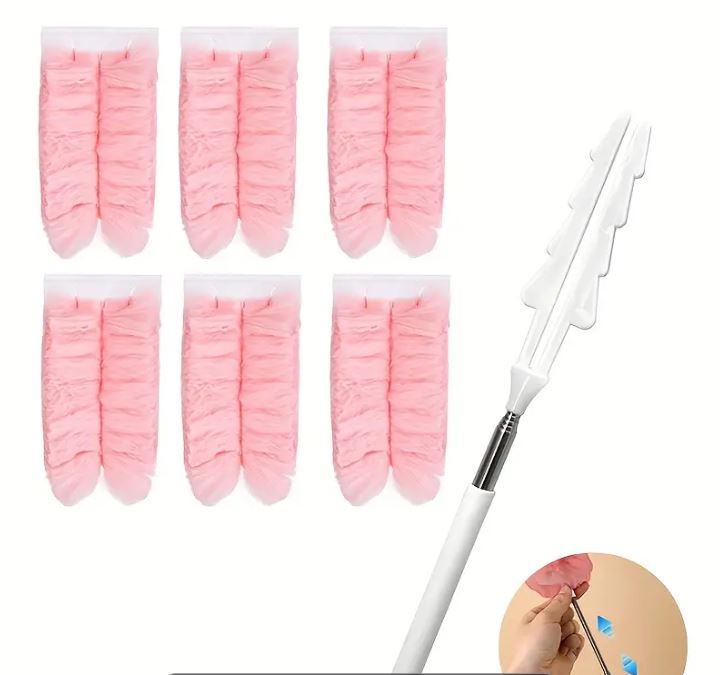 Dual-Sided Lectrostatic Absorption 360° Extendable Feather Duster