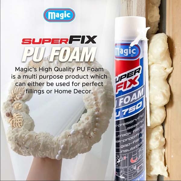 PU Foam for cracks Filling. which Includes Heat Insulation & High Foaming Quality