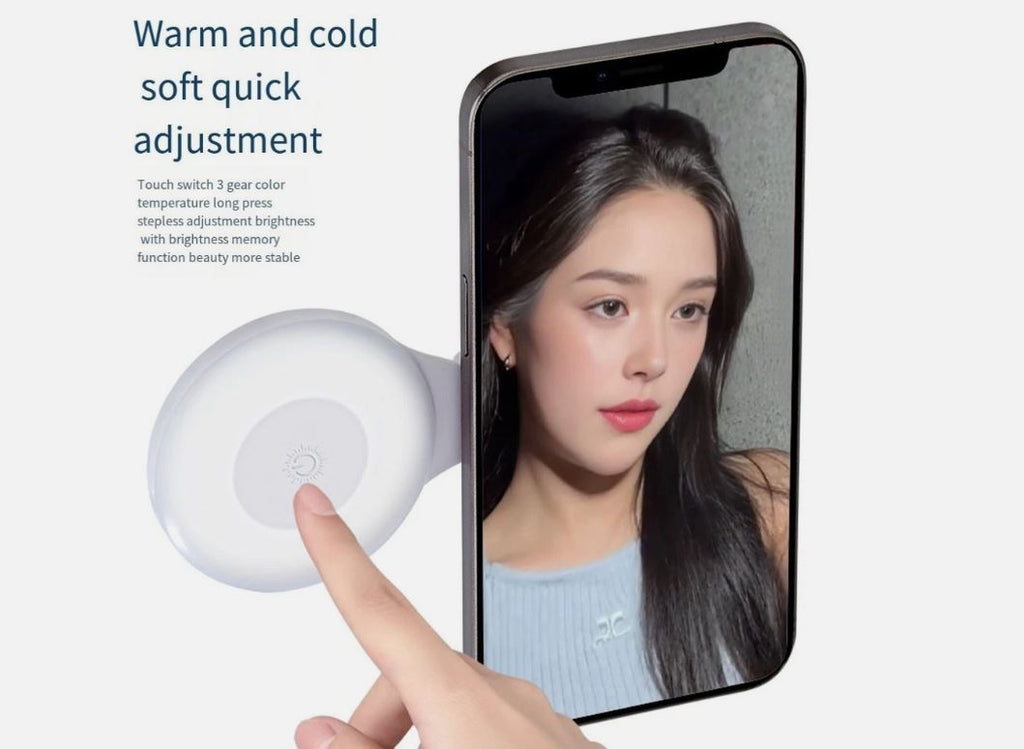 Portable Selfie Ring Light Ideal for Capturing Stunning Shots Anywhere